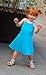 City Threads Made in USA Girls' 100% Cotton Cami Summer Dress Spaghetti Strap