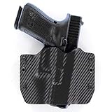 Outlaw Holsters: OWB - Outside The Waistband Kydex Holster - Black Carbon Fiber