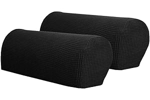 Generic Cozy Armrest Sleeves for Reclining Chairs - Set of 2, Black