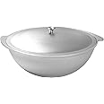 Cast Aluminum Asian Cauldron with Lid Aluminum Kazan, Dutch Oven Pot, Camping Cookware Kitchen Pot, Oven Safe Caldero, Gray ((4.8 Qt (4.5 L))
