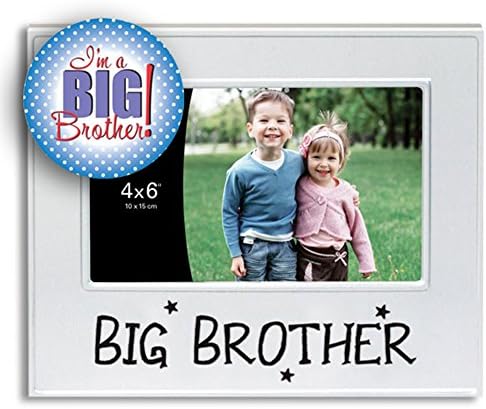 Big Brother Picture Frame and 2 Inch Big Brother Button