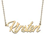 HUAN XUN Name Necklace Customized for Mother Sweet