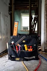 Custom Leathercraft CLC 1539 Multi-Compartment 50 Pocket Tool Bag Organizer view 9