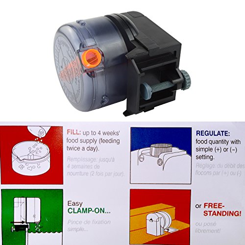 Saim Battery-Operated Automatic Fish Feeder