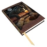 Lisa Parker Witching Hour Black Cat Hard Cover Embossed Collector Journal Book