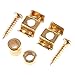 Kmise A0125 1 Set String Tree Guide Retainer Body Custom Gold for Fender Strat Tele Replacement