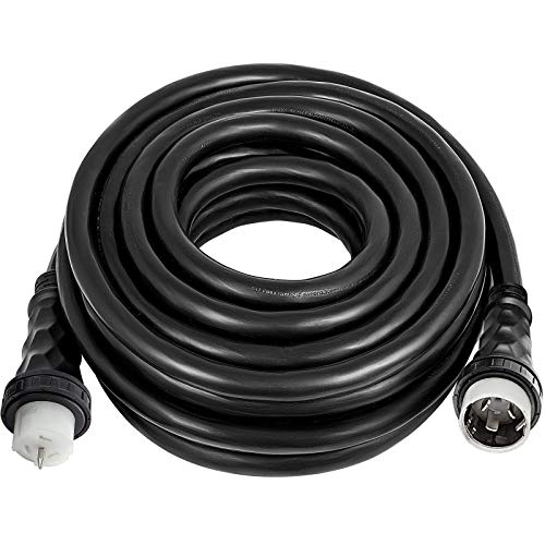 VEVOR Generator Extension Cords 50Amp 75ft 125/250V, Backfeed Cord with