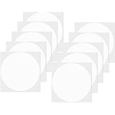 YIKIADA White Dot Stickers 6 Inches Vinyl Self-Adhesive Waterproof Colored Circle Labels Kid Floor Decals Removable Line Up Round Tags for Office Classroom 10 PCS