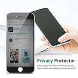 Bestfy- iPhone Privacy Protective Tempered Glass Screen Protector, 5.5 inch, Dark Black.