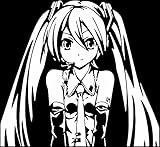KyokoVinyl Hatsune Miku Full (Vocaloid) - Anime Decal Sticker for Car/Truck/Laptop (5.5