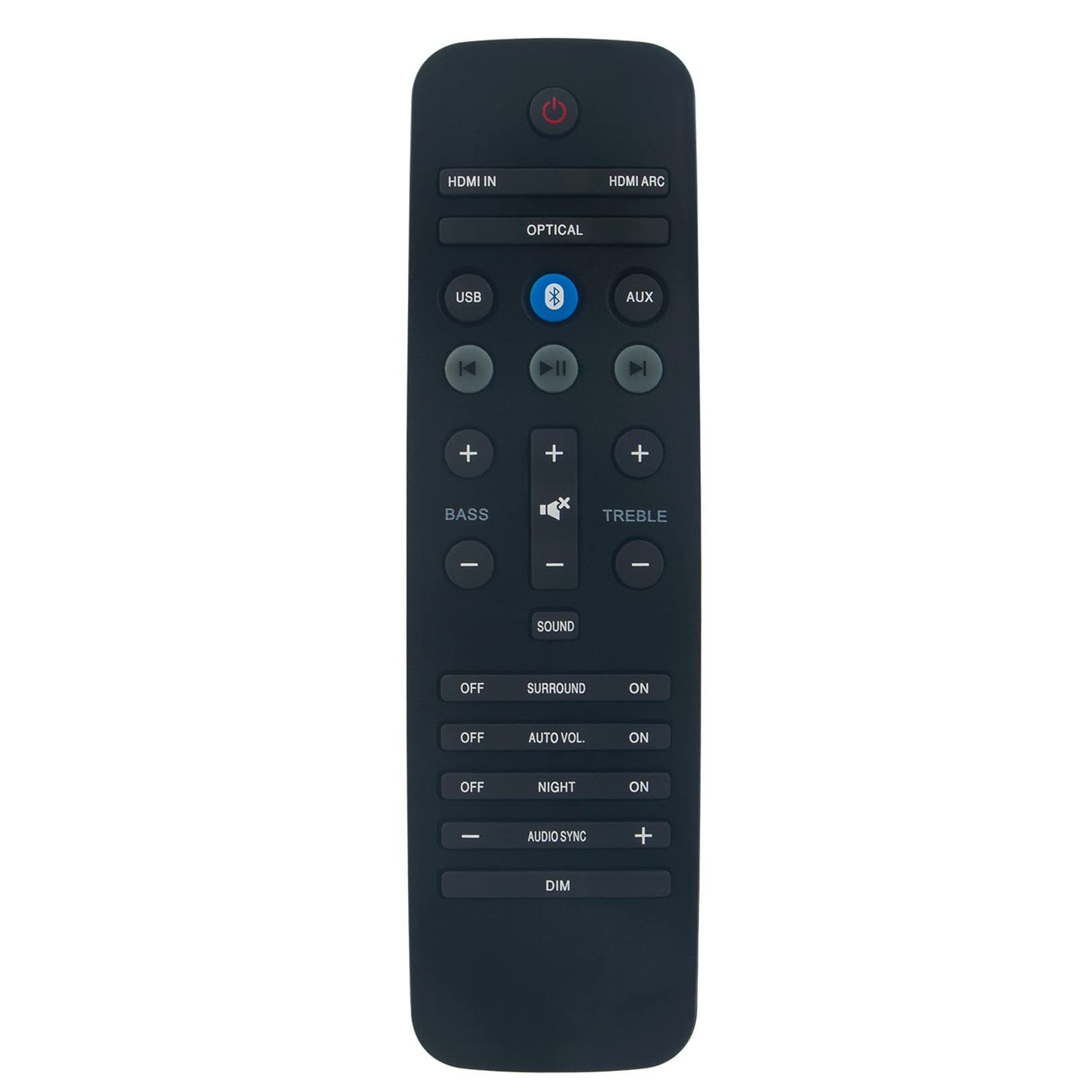 VINABTY YKF297-009 Replacement Remote Compatible with Philips Fidelio HTL9100 Soundbar Sound Bar
