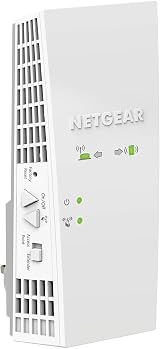 NETGEAR EX6410 AC1900 Mesh WiFi Extender 1.9Gbps Dual Band FastLane UK Plug view 2