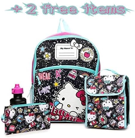 Kids 5 piece + 2 free Items School Bundles (Hello Kitty)
