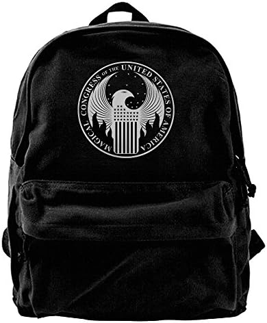 VCARETF Canvas Backpacks Fantastic Beasts And Where To Find Them Canvas Backpack Travel Rucksack Backpack Daypack Knapsack Laptop Shoulder Bag