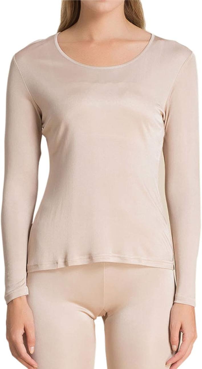 Paradise Silk Pure Silk Knit Women Underwear Long Johns Top Only