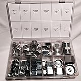 64 PC LOT ORFS O-RING ORS PLUG AND CAP HYDRAULIC FITTINGS FLAT FACE SEAL KIT SET