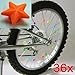 WINOMO Bike Bicycle Wheel Spoke Beads Luminous Plastic Clip Spoke Bead Bicycle Beads Wire Beads Decorations