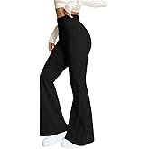 RoseSeek Women's High Waisted Flare Leggings Casual Fitted Bell Bottoms Yoga Pants