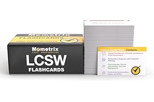 MOMETRIX LCSW Study Cards: LCSW Exam Prep 2025-2026 for the ASWB Licensed Clinical Social Work Exam with Practice Test Questions [Full Color Cards]