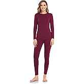 WEERTI Thermal Underwear for Women Long Johns with Fleece Lined Base Layer Women Cold Weather Top Bottom