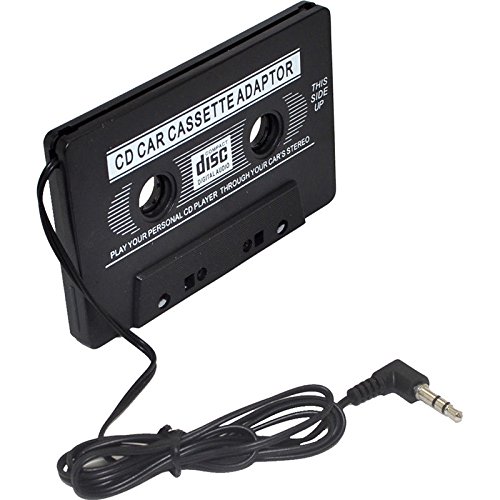 Leaftree Black Car Audio Tape Cassette Adapter MP3 MP4 Phone and Other Audio Converters - Thumbnail 2