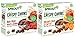 Sprout Organic Baby Food, Toddler Snacks, Orchard Fruit & Carrot and Red Fruit Beet & Berry Crispy Chews Variety Pack, Single Serve (20 Count)