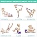 Yes4All Yoga Blocks and Strap Set – Yoga Foam Block 9x6x4 inch (Set of 2) and Yoga Strap with D-Ring – Yoga Blocks and Yoga Stretching Strap (Purple)