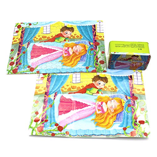 100/200 Pieces Kids Wooden Jigsaw Puzzle, Kids Educational Puzzles Toys to Develop Dexterity and Problem Solving, with a Storage Box - Thumbnail 7