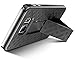 Note 5 case, Kaptron (TM) Galaxy Note 5 Hybrid Dual Layer Combo Armor Defender Protective Kickstand Holster case with Locking Belt Swivel Clip for Samsung Galaxy Note 5 (Black)