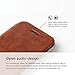 iPhone 6S Plus Case, elago [Leather Hole Flip] - [Card Slot][Screen Protection][Premium Hybrid Construction] - for iPhone 6/6S Plus (Brown/Champagne Gold)