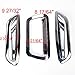 Combo Direct Fit 2014 2015 2016 Nissan X-Trail(T32)/ Rogue Chrome Rear Fog Lamp Brake Light + Back Door Handle Bowl Cover Trim