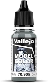 Vallejo Model Color Blue Grey Pale 17 ml Acrylic Paint Bottle