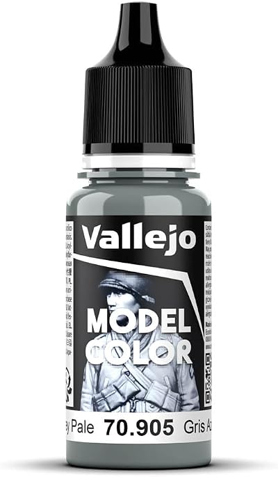 Vallejo Model Color Blue Grey Pale 17 ml Acrylic Paint Bottle
