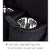 Pro Tec A222ZIP Double Trombone Mouthpiece Pouch with Zipper Closure , Black