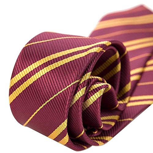 MISS FANTASY Cosplay Tie for Birthday Party Costume Accessory Necktie for Halloween Party (Red) - Thumbnail 2