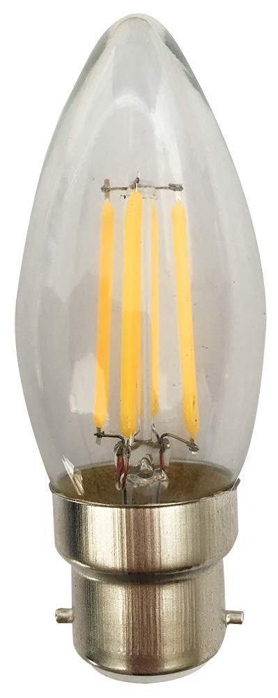 Pro Elec PEL00906 4W LED Candle Fila ment Bulb, B22