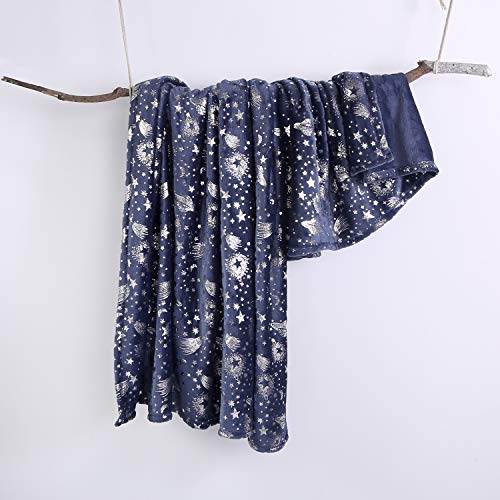 Berkshire Blanket VelvetLoft Cosmic Celebration Super Soft Cozy Warm