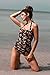 Angerella Retro Vintage Floral One Piece Pin Up Monokinis Swimsuit Navy,5XL