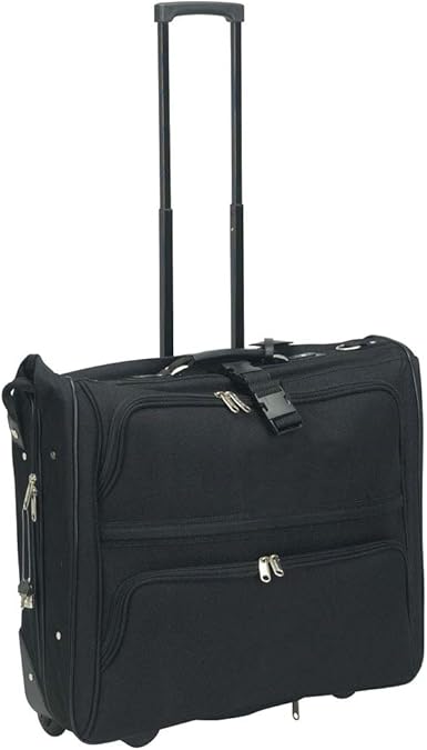 leather rolling garment bag