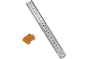 Rustproof Carpenter Measuring Tool Featuring Adjustable Positioning Block Woodworking Scale Device for Accurate Marking Alumi