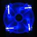 APEVIA CF20SL-UBL 200mm SILENT Blue LED Case Fan with 3Pin & 4Pin Connectors