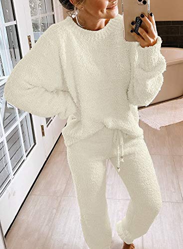 Fuzzy knit loungewear Clearance
