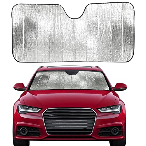 EcoNour Accordion Windshield Sun Shade for Car, Automotive Windshield