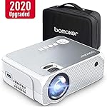 Bomaker-Mini-Projector-Upgraded-4000-Lux-with-50000-Hrs-1080P-and-250-Display-Supported-Portable-HD-LED-Projector-Compatible-with-TV-Stick-PS4-HDMI-VGA-TF-AV-and-USB-with-Carrying-Case