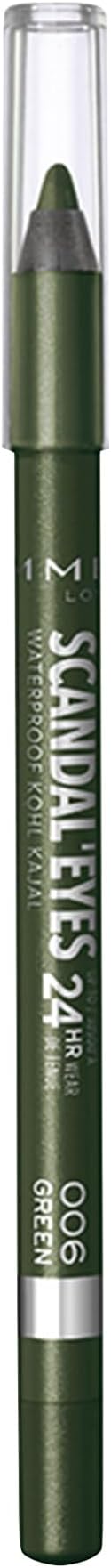 Rimmel Scandaleyes Green Waterproof Eyeliner 1.3g Pencil