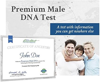 Amazon Com Premium Male Dna Test Y Dna Health Personal Care