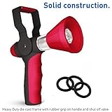 EasyGoProducts EGP-GARD-009 EasyGo Fireman Nozzle with Handle-High Pressure Fire Style Hose Attach, Without