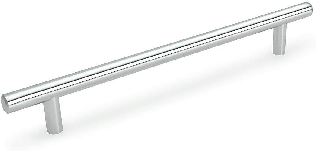 Best 10 Pack Polished Chrome Cabinet Hardware Euro Style Bar Handle Pull