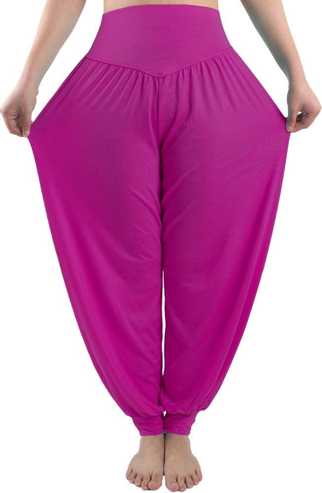 fitglam Women's Harem Pants Loose Casual Lounge Yoga Pants Plus Size Joggers