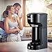 Single Serve Coffee Maker Coffee Brewer Compatible with K-Cup Single Cup Capsule with 6 to 14oz Reservoir, Mini Size, KMC202, Black